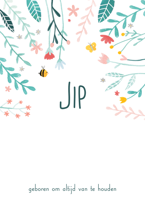 Bloemetjes waterverf