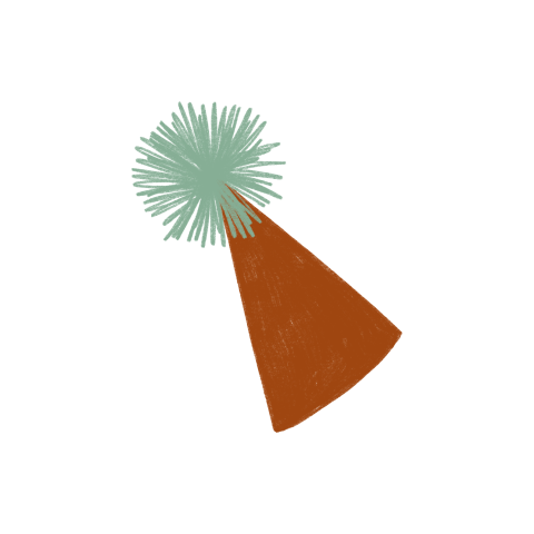 Sluitzegel feesthoedje