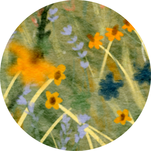 Sluitzegel trouw vrolijke wildbloemen | 25 stuks