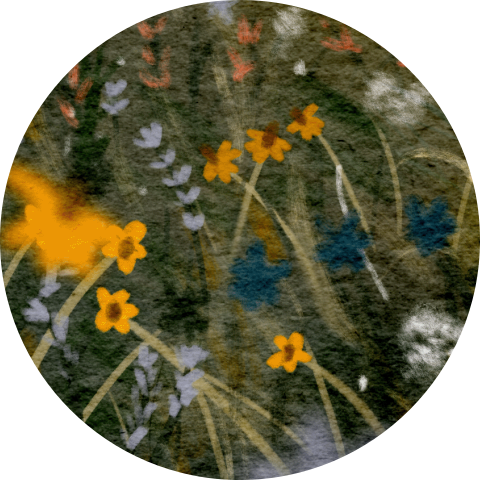 Sluitzegel trouw wildbloemen | 25 stuks