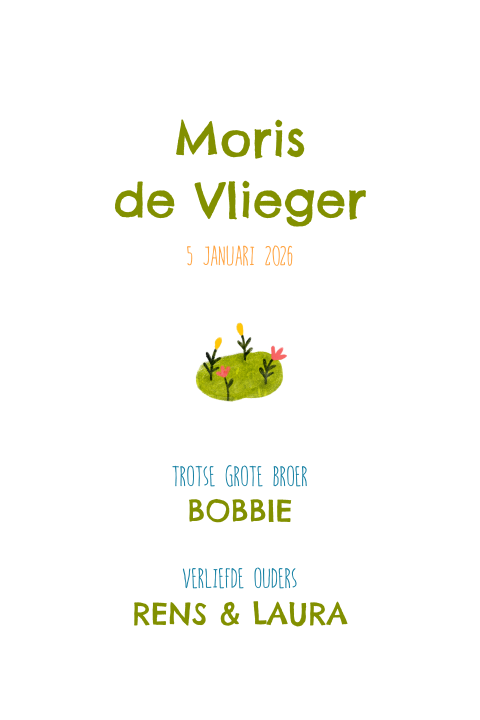 Kaart binnenkant