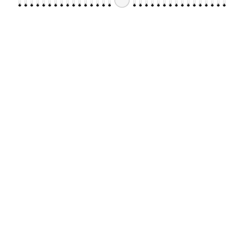 Kalender 30 x 30 cm