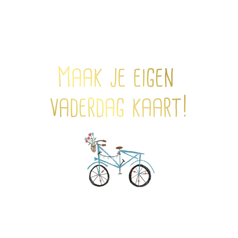 Maak je eigen vierkante vaderdag kaart