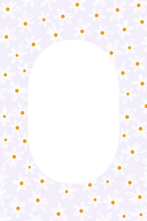 Geboortekaartje lente madeliefjes stans