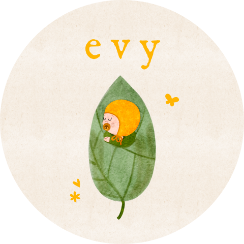Raamsticker baby groen blaadje