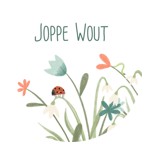 Raamsticker lente bloemen lieveheersbeestje