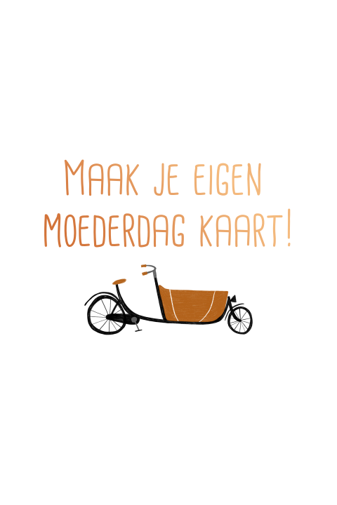 Maak je eigen staande moederdag kaart
