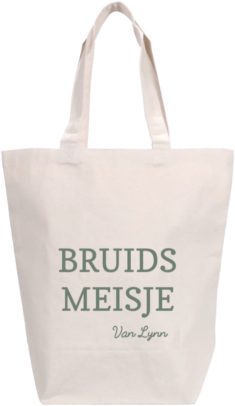 Tote bag katoenen tasje voor vrijgezellenfeest