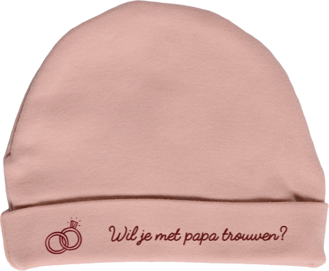 Babymutsje wil je met me trouwen