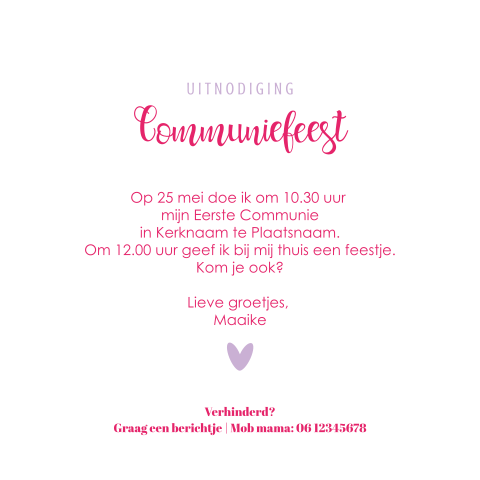 Kaart binnenkant