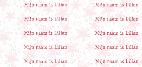 Fleurige DIY labels