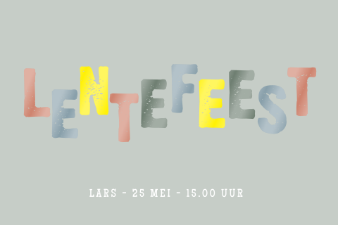 Lentefeest uitnodiging jongen hoogglans letters