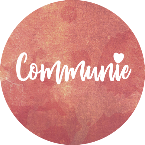 Aanpasbare sluitzegel Communie stoer terracotta hartje