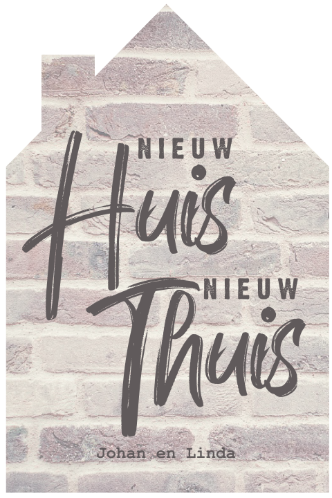 Verhuiskaart - bijzondere adreswijziging in de vorm van een huis
