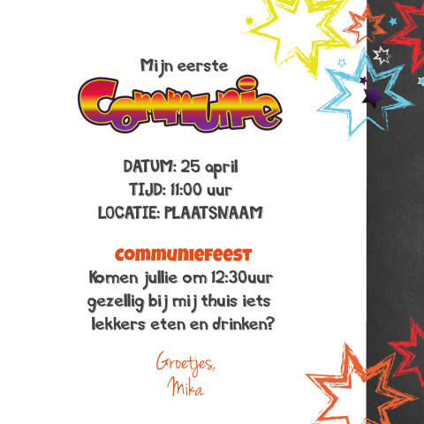 Kaart binnenkant