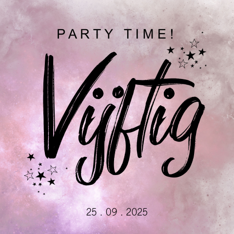 Verjaardagsuitnodiging verjaardag 50 jaar