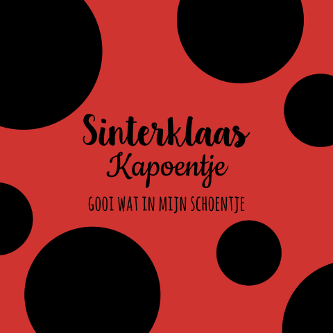 Grappige Sinterklaaskaart Sinterklaas kapoentje