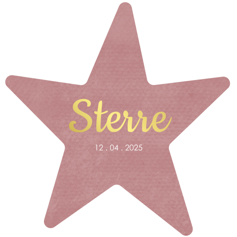 Bijzonder geboortekaartje meisje ballon en rose goudfolie