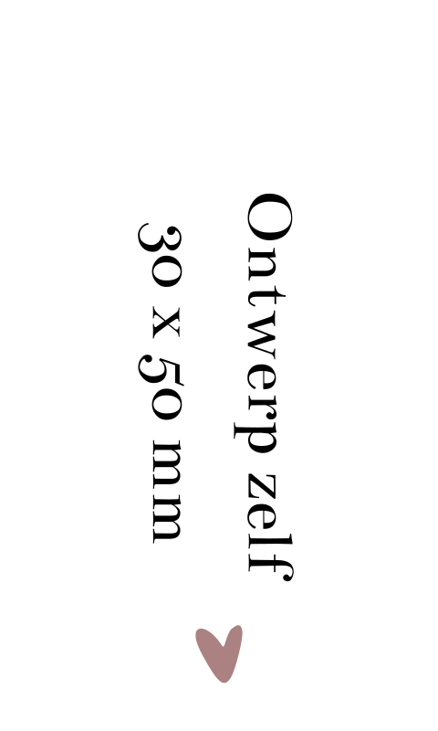 Ontwerp zelf labels  | 18 stuks