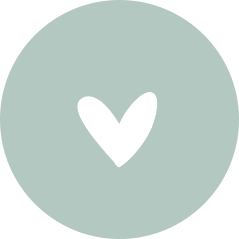 Sluitzegel geboortekaartje hartje groen