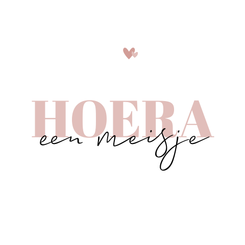 Sluitzegel geboorte Hoera een meisje