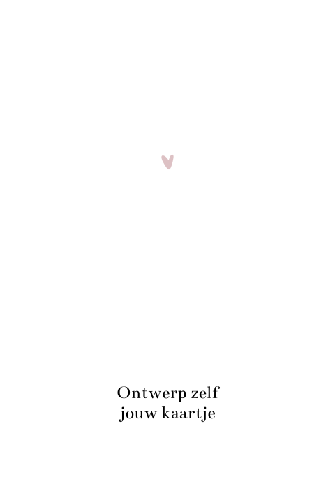 Ontwerp zelf je kaart - golvende rand staand