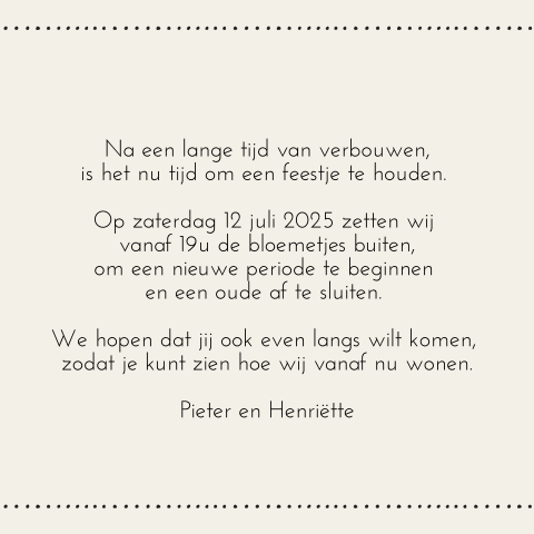 Kaart binnenkant