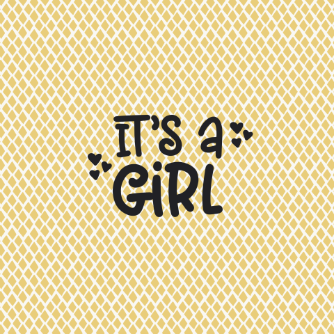 Felicitatie geboorte - It's a girl