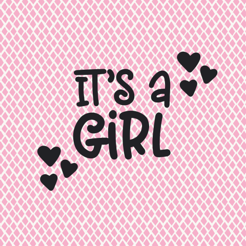 Felicitatie geboorte - It's a girl