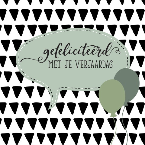 Verjaardagskaart Gefeliciteerd met je verjaardag