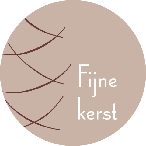 kerst sluitzegel kerstboom fijne kerst