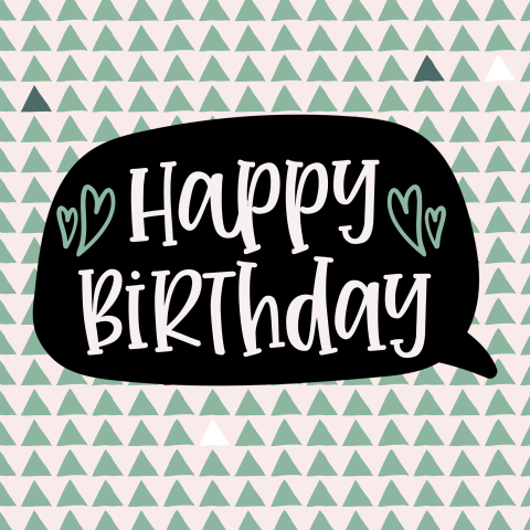 Vrolijke Happy Birthday verjaardagskaart