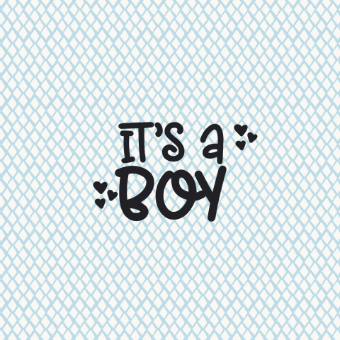 Felicitatie geboorte - It's a boy