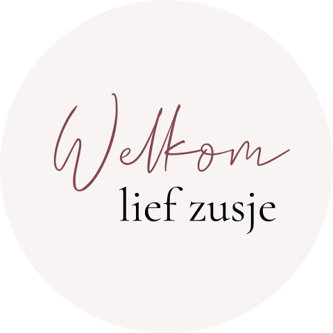 Sluitzegel geboortekaartje Welkom lief zusje