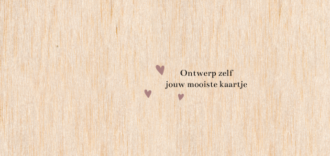 Zelf een houten kaartje met ronde hoeken ontwerpen