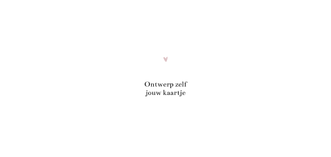 Blanco stanskaart - ontwerp zelf jouw kaartje