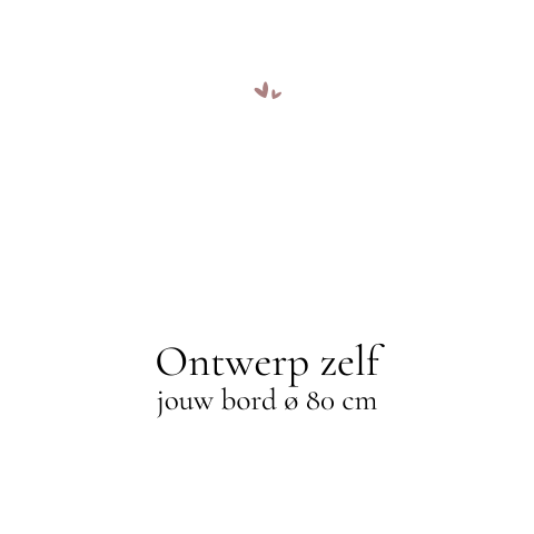 Rond welkomstbord zelf ontwerpen