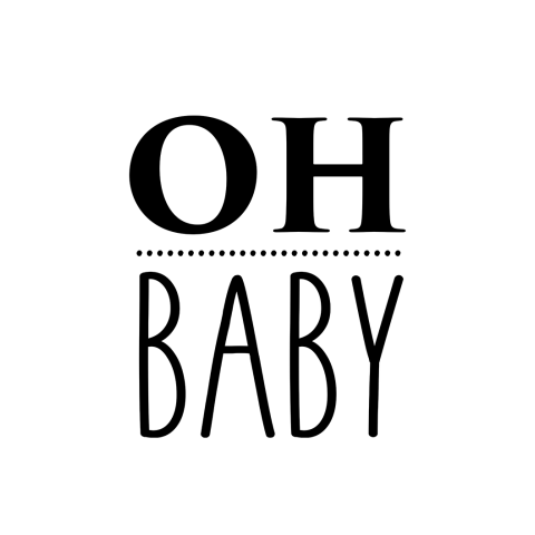 Sluitzegel geboortekaartje - Oh Baby