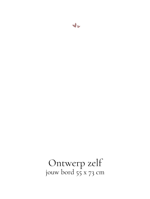Maak zelf je bruiloftsbord staand
