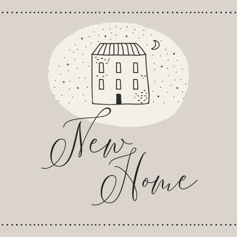 New Home felicitatie nieuwe woning