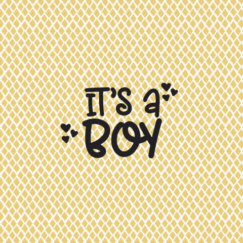 Felicitatie geboorte - It's a boy