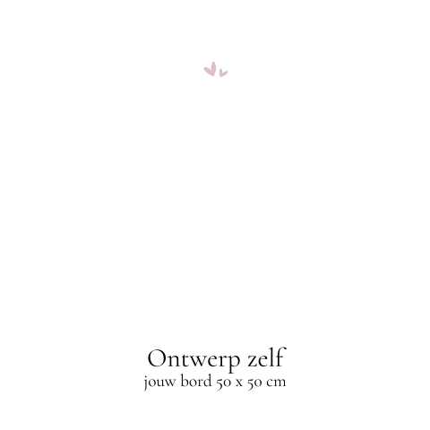 Raambord geboorte dubbel zelf ontwerpen