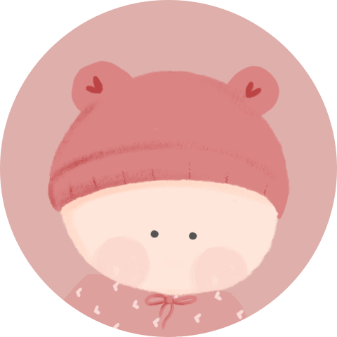 Sluitzegel met schattige baby met roze mutsje