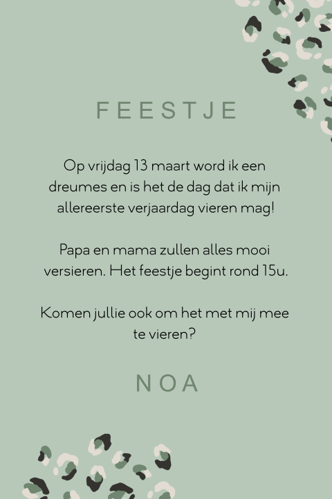 Kaart binnenkant