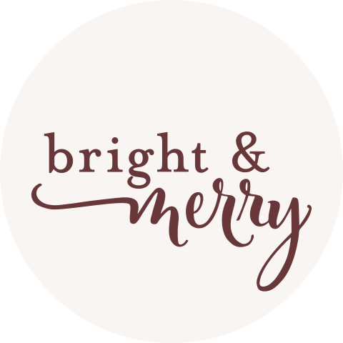 kerst sluitzegel bright & merry