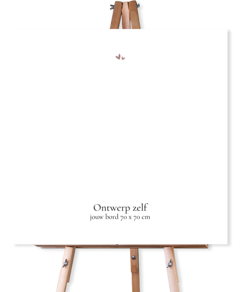 Vierkant bord zelf ontwerpen
