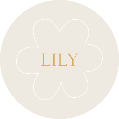 Sluitzegel met naam en bloem