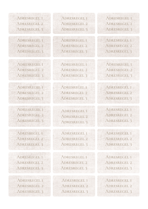 Linnenlook adresstickers