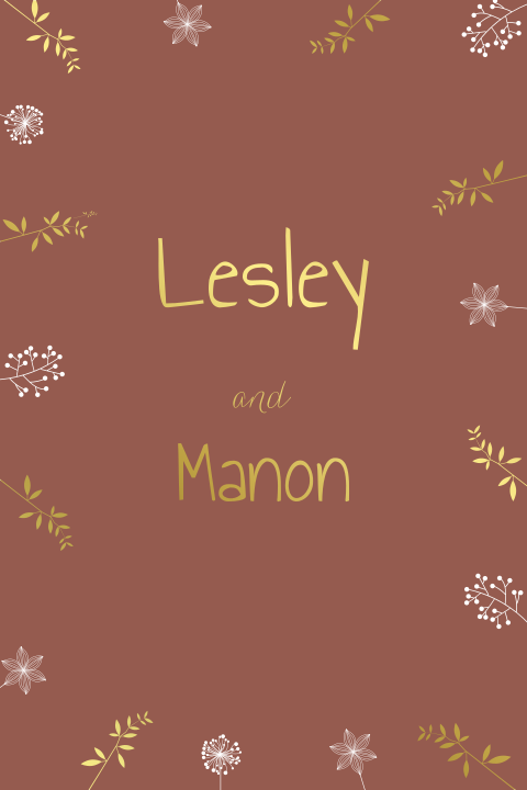 Trouwkaartje bruinrood met goudfolie