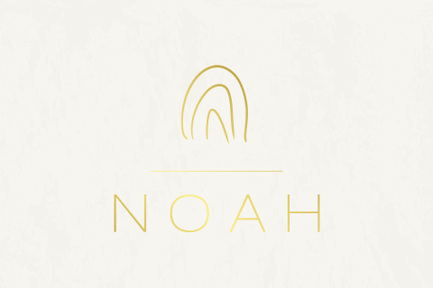 Geboortekaartje jongetje met regenboog in goudfolie